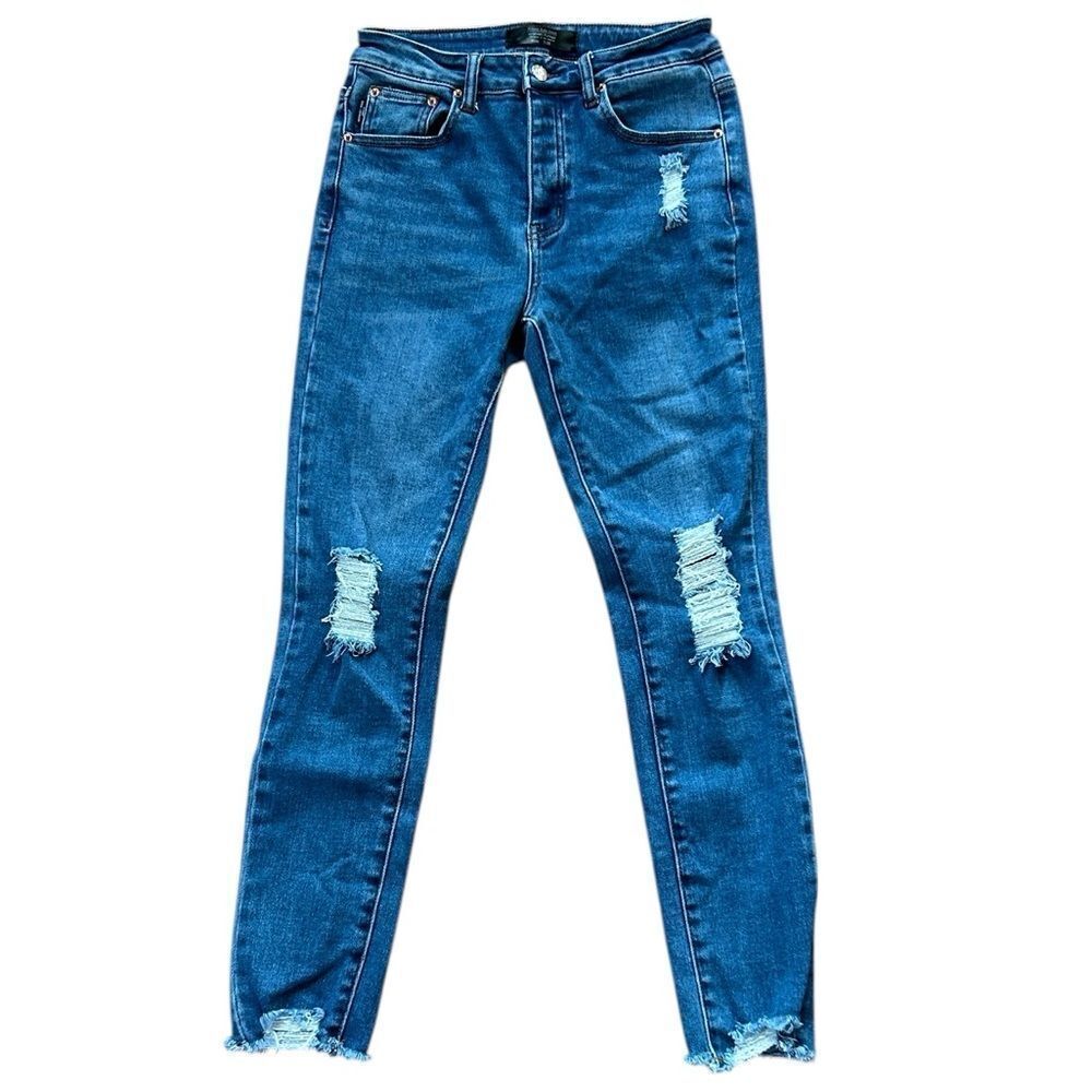 Monkey Ride Original Vintage Skinny Button Fly Jeans